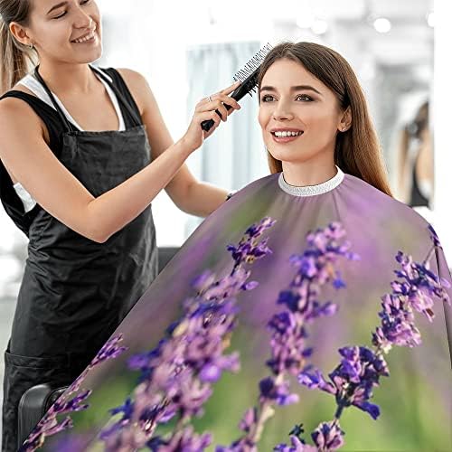 Vantaso Natural Purple Flower Barber Cabo para homens Mulheres crianças Profissionais, Extra grande Corte de cabelo