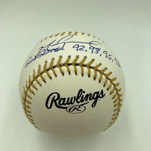 Linda Mark Grace Gold Luve 92,93,95,96 Assinada Gold Glove Baseball JSA COA - Luvas MLB autografadas