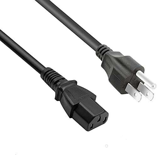 Marg AC in Power Cord Plug Lead for ASUS MS Widescreen LED LCD Monitor VS278Q-P VN247H-P VN247HP VN247H-P VN279Q VN279QL VN279QLB