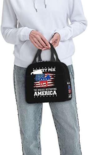 Kadeux Donkey PAX A doença destruindo a lanchonete America à prova de vazamento Bag de bolsa gelada recipiente de lancheira congelável