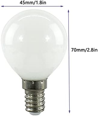 YDJOO E12 G45 Bulbo de lâmpada LED 3W Bulbos de vaidade do globo de 30 watts Bulbo de substituição FRIO
