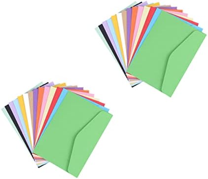 Operitacx 1 Conjunto 70pcs Envelope Blue Envelopes Cartões e envelopes Envelope de cartão postal 8cm 110g Color Plástico Material