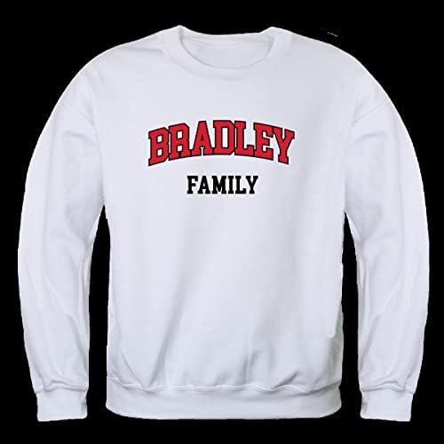 W Republic Bradley University Braves Family Fleece Crewneck Sweatshirt