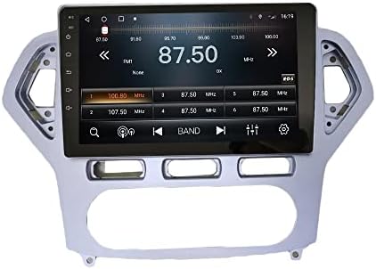 Android 10 Autoradio Navigação de carro Multimídia GPS Radio de toque GPS 2.5D Screen forford mondeo gtdi240 2007-2010 mt AC octa