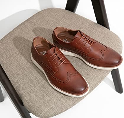 Jousen Mens Dress Shoes Oxfords Casual Classic Classic confortável Sapatos formais de negócios de derby para homens