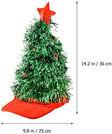 1 PC Funnic Christmas Tree Rodty Party Dress- Up Cosplay Costume Hat Decorações de Natal