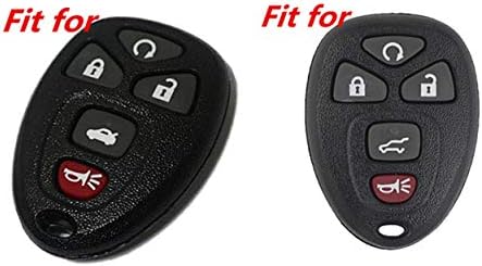 Kawihen Key FOB Tampa compatível com Buick Cadillac Chevrolet Chevy GMC Pontiac Saturno 5 Botões Chave FOB KOBGT04A 22733524