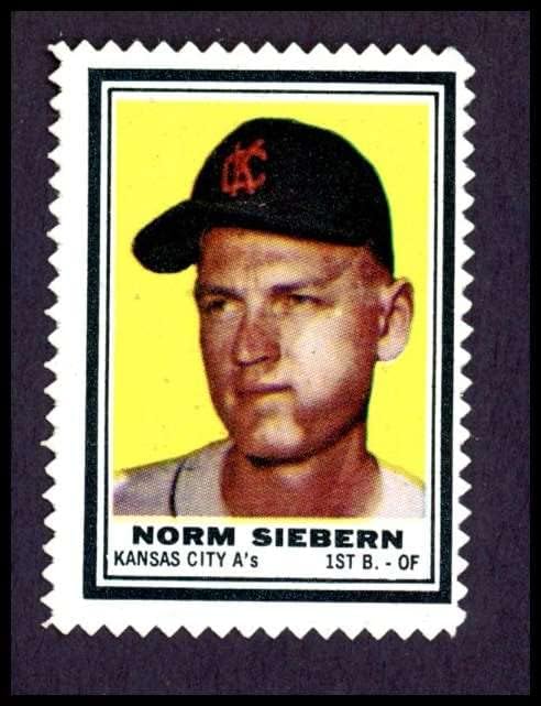 1962 Topps Norm Siebern Kansas City Athletics Ex Athletics