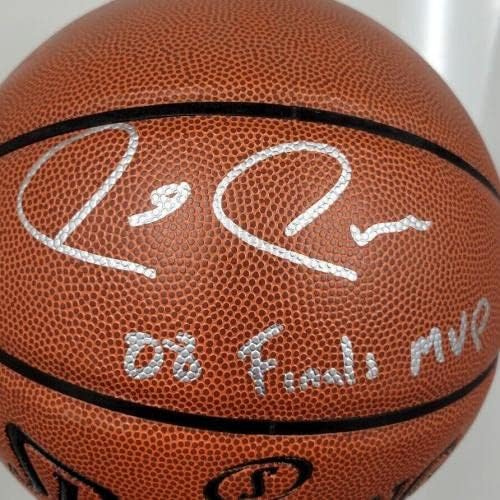 Paul Pierce assinou 08 Finals MVP Spalding E/S Basquete Celtics ~ PSA Bas Coa - Basquete autografado