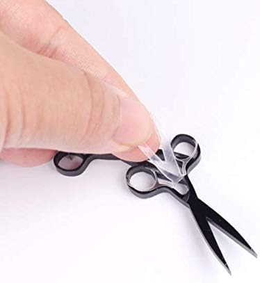 Tesoura de tesoura de acrílico de yinlin pente de pente de penteado de brincos longos para o cabeleireiro presente