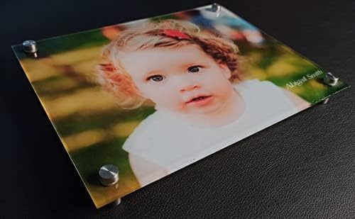 EGD Foto de acrílico de impressão personalizada | Foto personalizada do nome do bebê | Múltiplas opções de tamanho |