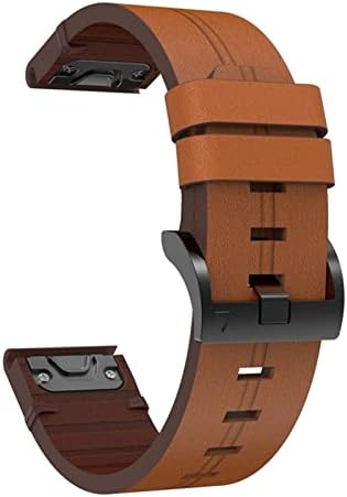Ahgdda Leather Quickfit Watch Band Strap for Garmin Fenix ​​7x 6x 5x 3hr pulseira de pulseira para Garmin Fenix ​​7 6 5 935 945