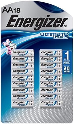 Energizer Ultimate Lithium AA Size baterias - 20 pacote