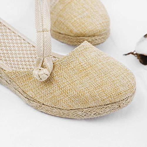 Sandálias de verão casuais msaikric para mulheres 2022 Sandálias de cunha confortável senhoras ladrinhas nus sandálias de plataforma casual ao ar livre