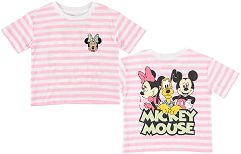 Disney Minnie Mouse Girls Manga curta Camiseta