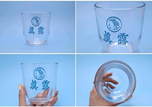 Jinro SoJU Mistura de vidro coreano Vintage Retro Cup Jumbo tamanho 12oz/360ml, claro