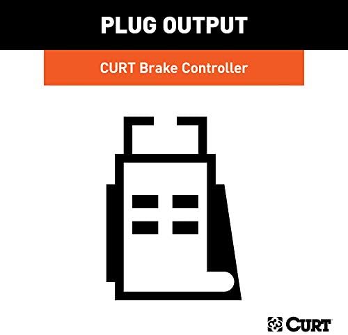 CURT 51456 Plugue rápido trailer elétrico Controlador de freio Fiação