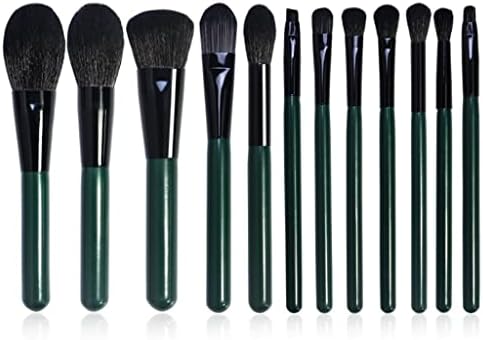 Ganfanren 12pcs Bruscos de maquiagem Conjunto de ferramentas Cosmético Pó de sombra olho Bush Blush Blending for Beauty Make Up Brush