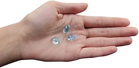zhuohai 300 pcs acrílico rochas cristais jóias, cristais falsos a granel, diamantes de plástico para vasos de decoração de