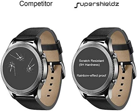 Supershieldz projetado para o Samsung Galaxy Watch 5 Protector de tela de vidro temperado Pro, 0,33 mm, anti -arranhão, bolhas sem bolhas