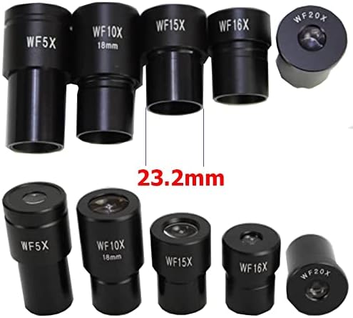 Acessórios para microscópio WF30X/9MM EYEPIDES peças de microscópio para consumíveis de laboratório de lentes de microscópio