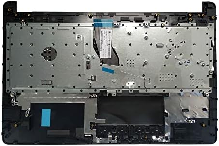 Teclado de reposição de laptop Compatível para HP 15-BS164TX 15-BS165TX 15-BS166TX 15-BS186TX com Palmrest Caso superior da capa,