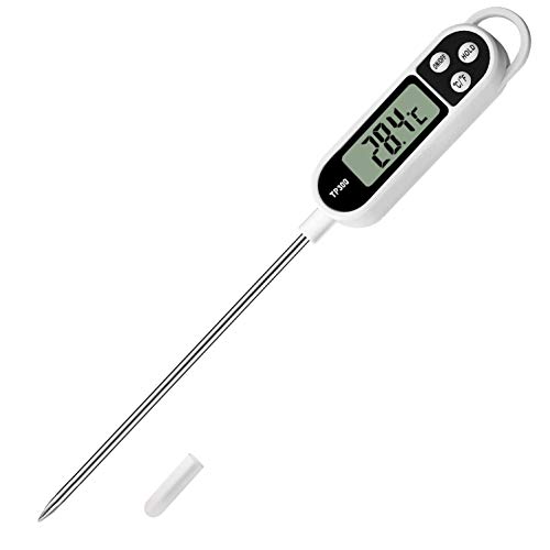 Termômetro de doces de alimentos para carne, sonda instantânea de leitura termômetro, cozinha digital de cozinha churrasque