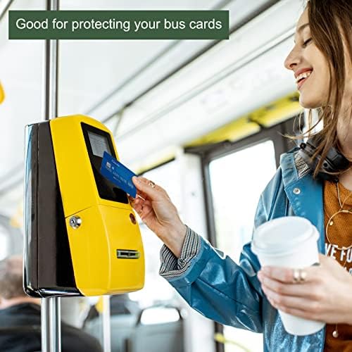 Yokive 30 PCs RFID Bloqueando mangas, manga protetor de cartão de crédito Slim | Resistente a arranhões, ótimo para cartões