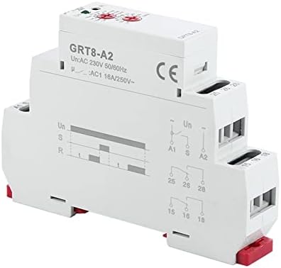 GRT8-A Electronic 16A SPDT no relé do relé do timer de atraso Relé de tempo 12V 24V 220V Tipo de trilho DIN AC230V ou AC/DC12-240V