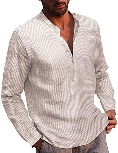 Gdjgta mass breve respirável com linho de linho de algodão sólido de cor de algodão longa blusa de camiseta casual top top