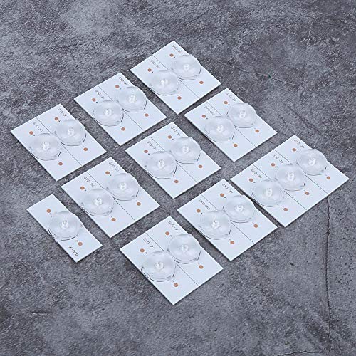 SMD Lâmpada de miçangas, 20pcs 3V SMD Lâmpada Minchas de fibra de vidro led Peças de lâmpada de lâmpada de lâmpada de lâmpada de lâmpada de lâmpada DIY com filtro de lente óptica para reparo de TV