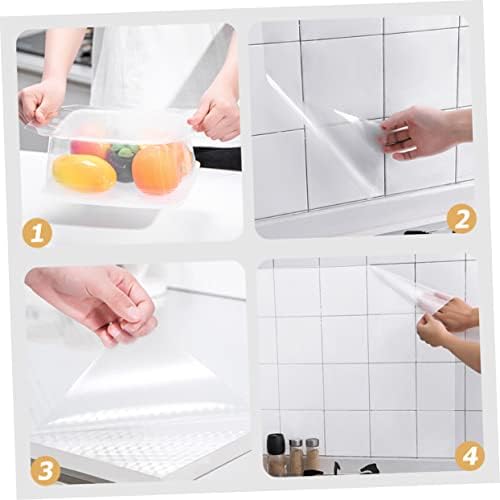 Besportble 1 rolo auto-adesivo adesivo transparente backsplash protetor de cozinha comprovante adesivo de parede adesivo de