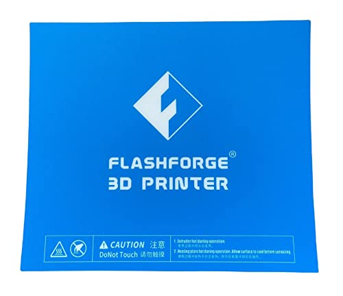 Adesivo de impressão de cama aquecida azul para construção de placa flashforge guider ii 2s iis 3d Impressora 305 x 265mm
