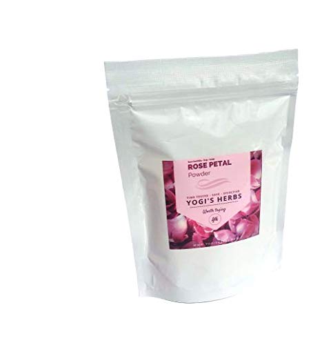 Yogis Herbs Premium Rose Petal Powder 200 g - Fresco e Puro