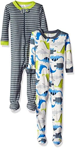 Pijamas com 2 pés de back de garotos Gerber Baby