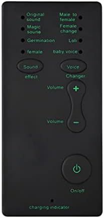 WDBBY Mini Sound Card portátil Efeitos sonoros Card de dispositivos de dispositivo de voz para transmissão ao vivo bate -papo
