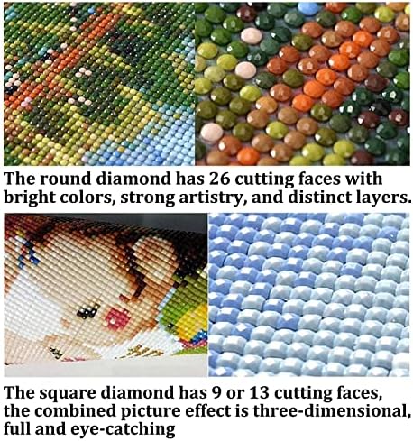 Kits de pintura de diamante personalizados personalizados 5d diy diamante arte para adultos/crianças iniciantes redondo gem arte diamante