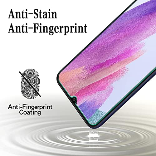 MaytoBe [2 pacote] projetado para o Samsung Galaxy A03, A03s Temperado Protetor de tela de vidro, anti -scratch, amigável de casos, bolhas sem bolhas