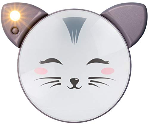 Fizz Creations for IsCream Petite Panda Light Up 5x Magnificação Mapas de maquiagem pessoal espelho