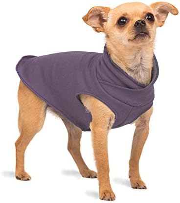 Santa Fe Natural Bamboo Pullover Dog Sweater - Tamanho 26/Violet vintage