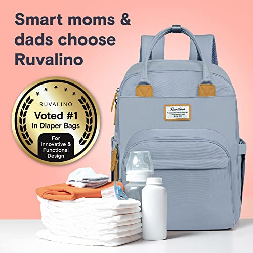 Ruvalino fraldas bolsas de fraldas, Multifunction Travel Back Pack Maternity Baby Sacols, grande capacidade, impermeável