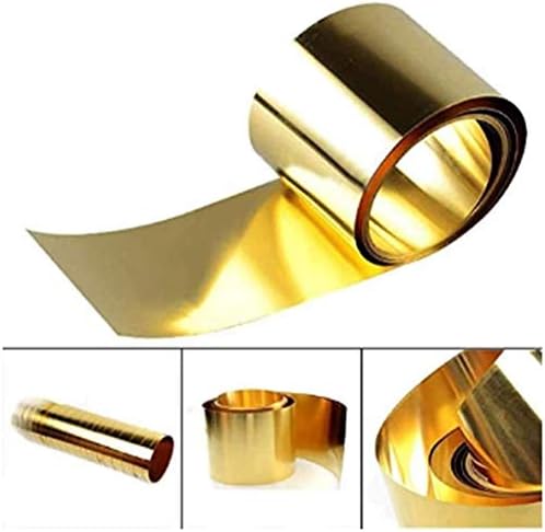 Nianxinn Brass Metal Metal Folha de folha folhas Tonalidade de cobre puro Folha de cobre