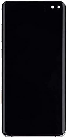 AMOLED ORIGINAL PARA SAMSUNG Galaxy S10 Plus LCD Display com quadro branco SM-G975F G975A G975W 6,4 polegadas LCD Tela
