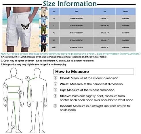 Ymosrh masculino shorts masculinos de linho de algodão casual masculino de colorido sólido shorts de treinamento esportivo
