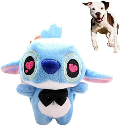 Brinquedos de cão de ponto para mastigadores agressivos - brinquedo de pelúcia para cães, pelúcia de desenho animado recheado para dentes de gato de cachorro