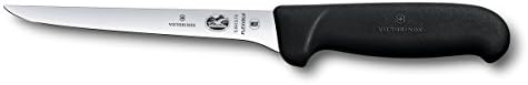 Victorinox Fibrox Pro 6 polegadas faca de desossa com lâmina flexível, preto e 3,25 polegadas de faca com borda reta,