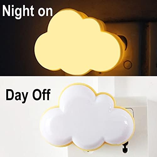 Luzes noturnas de plug-in para crianças do sensor Ausaye LED para crianças, iluminação de sonho de sonho lâmpada de