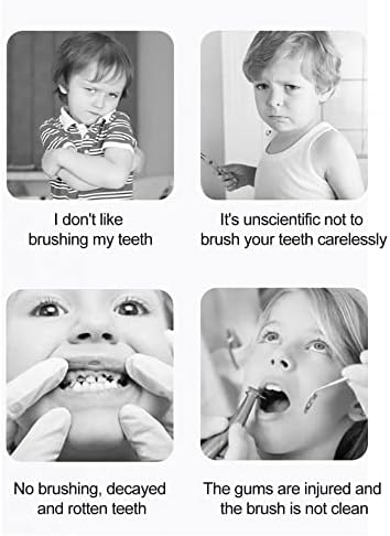 Baby U em forma de escova de dentes para 2-12 anos com 360 ° Cabeças de escova de silicone de 360 ​​° Crianças Ferramentas