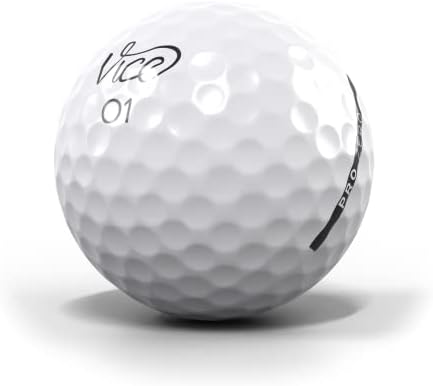 Vice Golf Pro Zero | 12 bolas de golfe | Recursos: Feedback direto, durabilidade máxima, alta rotação | Perfil: Projetado para golfistas casuais