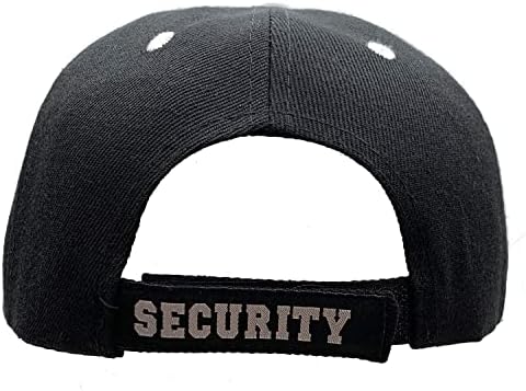 Capéu de segurança de segurança da marca de pato preto boné de beisebol ajustável - 12 pacote preto